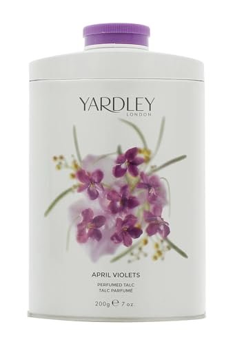 Yardley of London Perfumed Talc for Women, April Violets, 7 Ounce