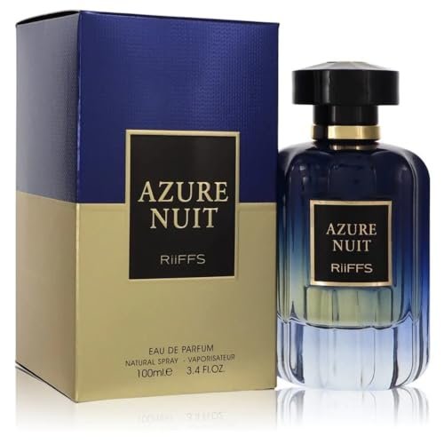 Azure Nuit by Riiffs Eau De Parfum Spray 3.4 oz for Men