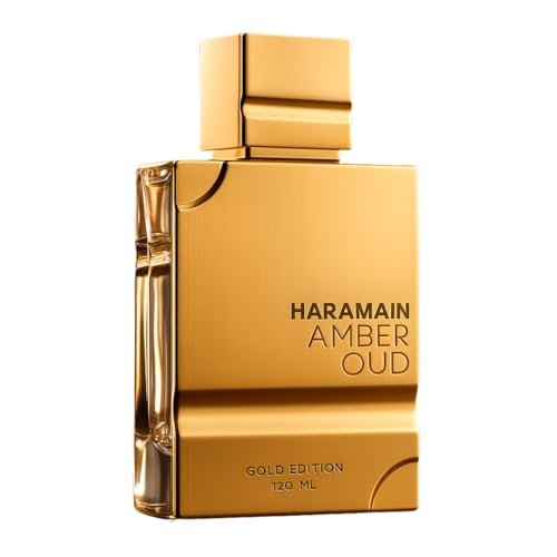 Al Haramain Amber Oud Gold Edition Eau De Parfum Spray 120ml (4 oz) - Unisex Arabian Perfume for Women & Men, Long-Lasting Amber Cologne with Refreshing & Sweet Fragrance