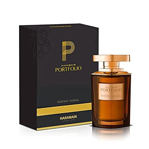 Al Haramain Portfolio Portrait Sandal - Arabian Perfume for Women and Men - Unisex Perfume - Long Lasting Perfume for Men and Women - 2.5 oz