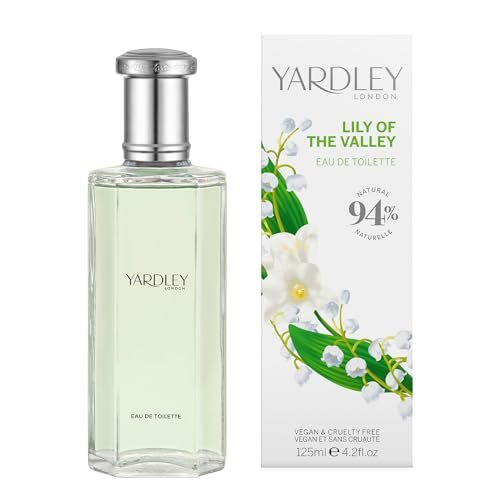 Lily of The Valley by Yardley of London for Women Eau De Toilette Spray, 4.2 Ounce