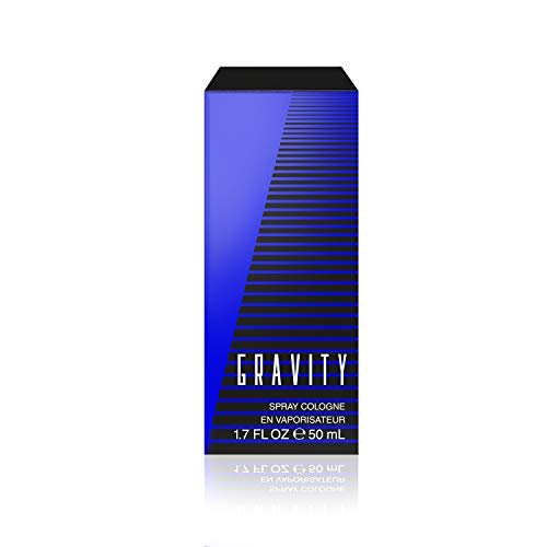 Gravity Eau de Cologne Spray, Vegan Formula, Fragrance, Earthy Wood and Leather Notes, 1.7oz