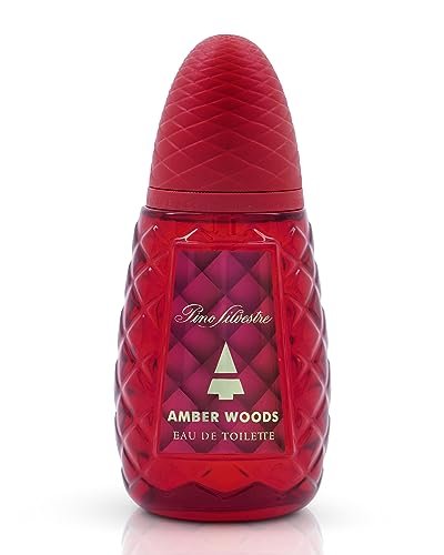 Amber Woods by Pino Silvestre - Perfume for Men - Aromatic, Woody, Spicy Scent - Blended with Lemon, Lavender, Patchouli, and Sandalwood - for Bold, Elegant Gentlemen - 4.2 oz EDT Spray
