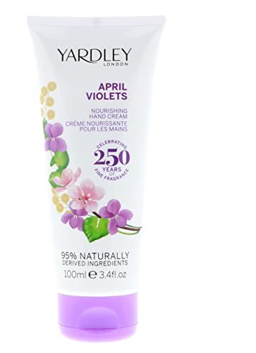 Yardley Of London April Violets Nourishing Hand & Nail Cream 3.4 Oz / 100 Ml for Women