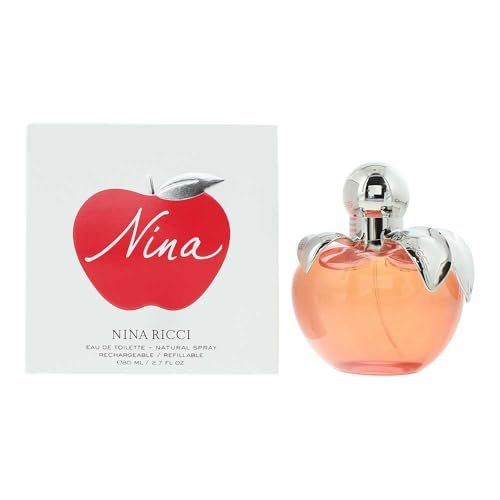Nina Ricci Nina Eau de Toilette Refillable Spray for Women, 2.7 Ounce