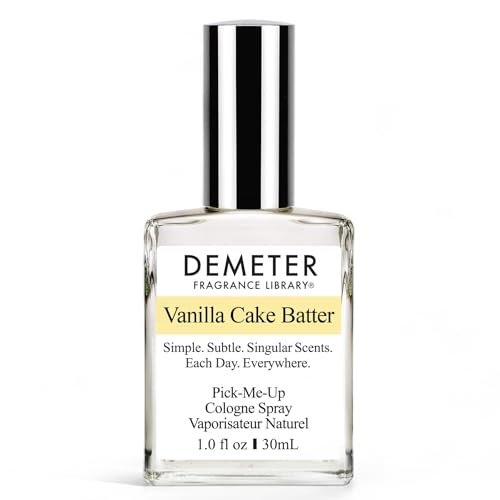 DEMETER Natural Perfume Spray Cologne for Women, Vanilla Cake Batter, 1 oz
