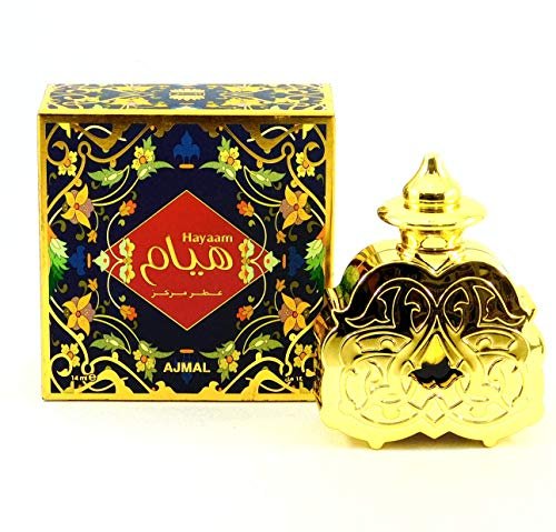 Ajmal Hayaam for Men and Women (Unisex) CPO - Concentrated Perfume Oil (Attar) 14 ML (0.46 oz)