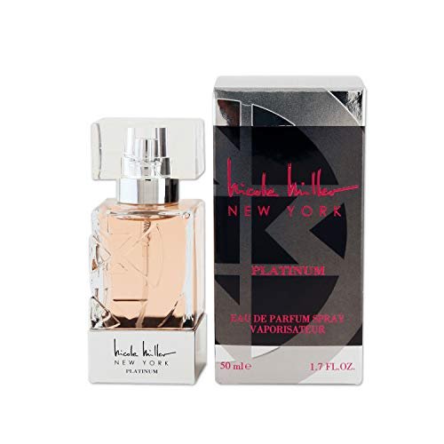 Nicole Miller Platinum EDP Spray for Women, Sensual, Fruity, Floral Woman?s Fragrance, Long Lasting Fresh & Spicy and Feminine Scent, 1.7 Fl Oz