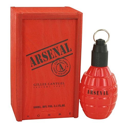 ARSENAL RED by Gilles Cantuel Eau De Parfum Spray (New) 3.4 oz for Men - 100% Authentic