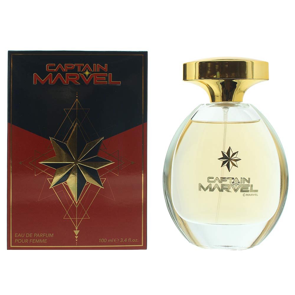 Version 1.0.0 Captain Marvel By Marvel Eau De Parfum Spray 3.4 Oz - Image 1