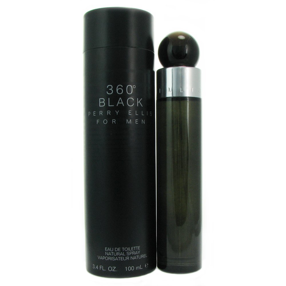 Version 1.0.0 Perry Ellis 360 Black By Perry Ellis For Men. Eau De Toilette Spray 3.4 Ounces 1 pounds - Image 1