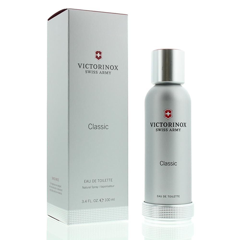 Version 1.0.0 Victorinox Swiss Army Classic Eau De Toilette Spray for Men, 3.4 Ounce, 1 Count - Image 1