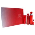 360 Red by Perry Ellis for Men - 4 Pc Gift Set 3.4oz EDT Spray, 2.75oz Deodorant Stick, 1.7oz Shower Gel, 0.25oz EDT Spray